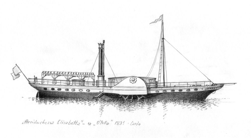 1831 - 'Arciduchessa Elisabetta' - ex 'Otello' - Lario
